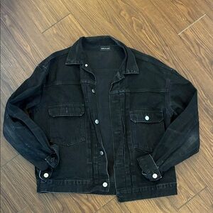 Medium John Elliot Black Denim Jacket